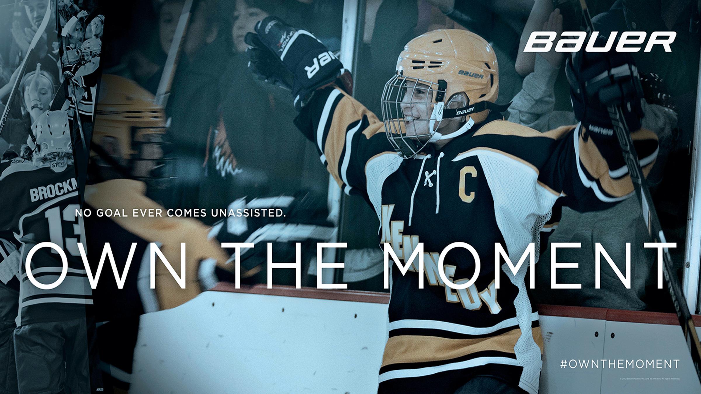 Integrated Campaign: Advertising, Digital Experience, Experiential Activation, Media, Social Media - Bauer Hockey "Own The Moment"